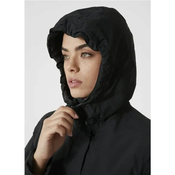 NWT Helly Hansen Boyne Insulated 2.0 Women’s Parka Winter Coat Black S - Picture 2 of 8